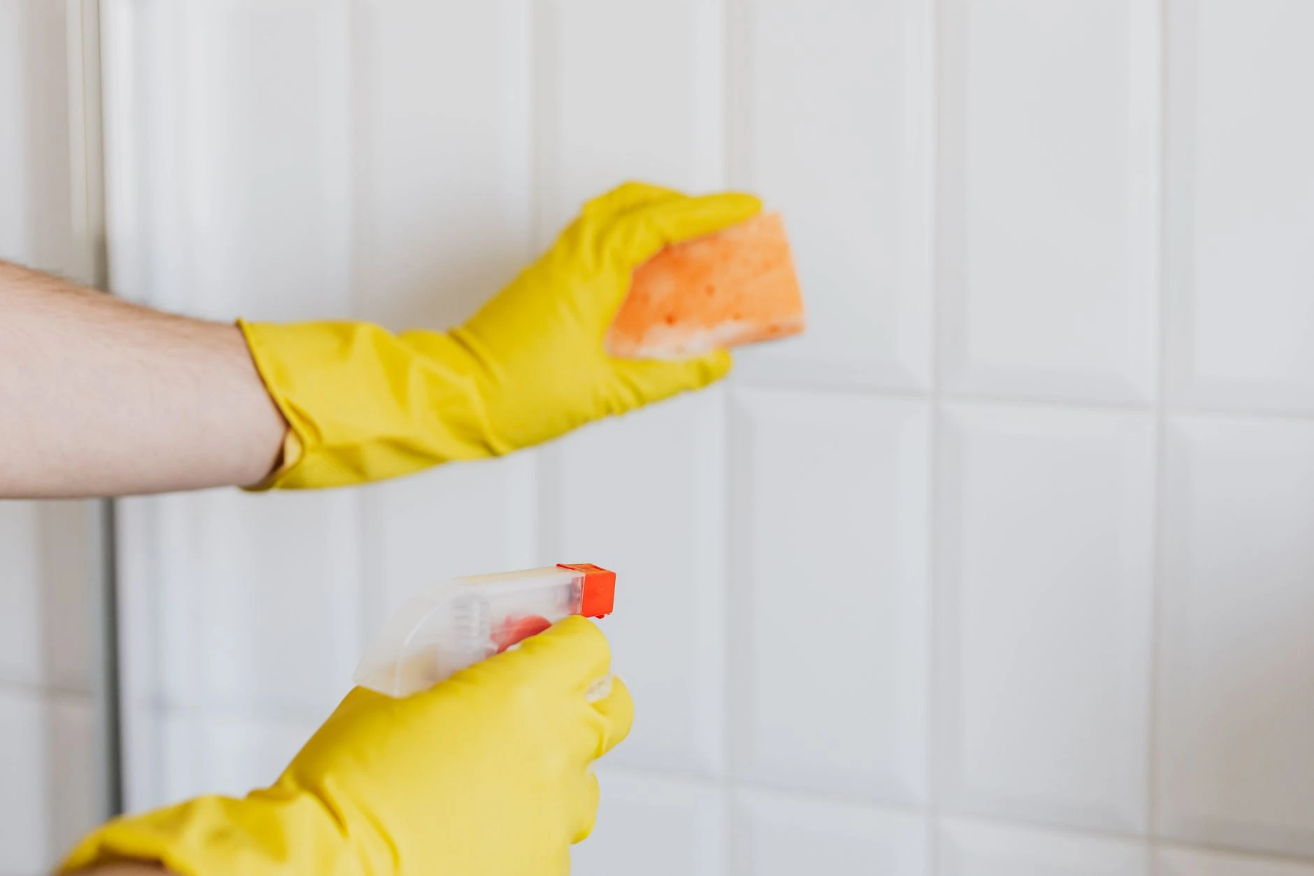 deep cleaning in progress
